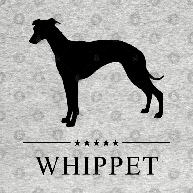 Whippet Black Silhouette by millersye